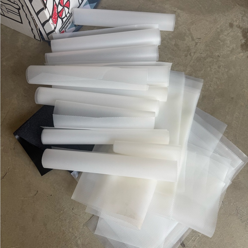 Lot of shelf liners.